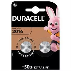 Batterie Duracell 2016 a moneta - 3 V